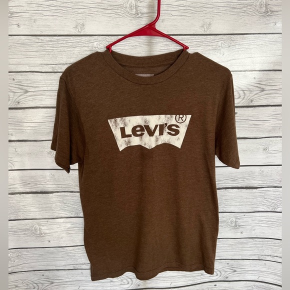 Levi’s short sleeve brown t-shirt - Picture 1 of 2